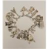 Image 1 : Sterling Silver German Charm Bracelet