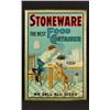 Image 1 : Stoneware Advertising Tin Sign