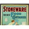 Image 2 : Stoneware Advertising Tin Sign