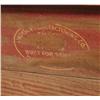 Image 2 : Red Stenciled Wooden Wheel Barrow