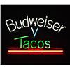 Image 1 : Budweiser y Tacos Neon Sign