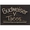 Image 2 : Budweiser y Tacos Neon Sign