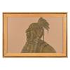 Image 1 : Indian Painting In Ranch Oak Frame