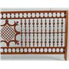 Image 9 : Two Fretwork Panels. Stick & Ball