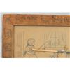 Image 2 : Antique Childs Drawing Board Crayons