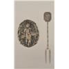 Image 1 : 1907 Jamestown Pin & Sterling Indian Fork