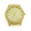 Image 1 : Kathy Van Zeeland Strap Watch w/ Crystal Bezel & Dial