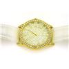 Image 2 : Kathy Van Zeeland Strap Watch w/ Crystal Bezel & Dial