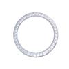 Image 2 : 18k Diamond Bezel for Ladies' DATED Rolex (0.75 ct)