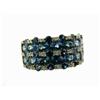 Image 1 : 14k Diamond and Sapphire Ring