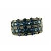 Image 2 : 14k Diamond and Sapphire Ring