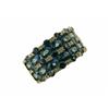 Image 3 : 14k Diamond and Sapphire Ring