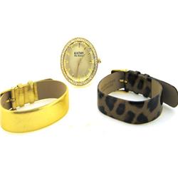 Kathy Zeeland Ladies Watch with Interchangeable Strap