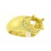 Image 2 : 14k Gold Semi-mount Diamond Ring