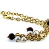 Image 2 : 14k Gold Bracelet with Pearls