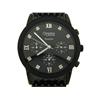 Image 2 : Caravelle 45D103 Mens Diamond Black Chronograph Stainless Steel Watch