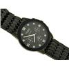 Image 3 : Caravelle 45D103 Mens Diamond Black Chronograph Stainless Steel Watch