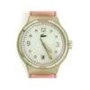 Image 1 : LACOSTE WOMEN'S PINK CALFSKIN DIAMOND WATCH 2000376