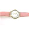 Image 2 : LACOSTE WOMEN'S PINK CALFSKIN DIAMOND WATCH 2000376
