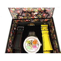 Ed Hardy AC-MN Ace Steel Bracelet Watch