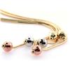 Image 4 : 14k Tri-color Gold Dangling Earrings