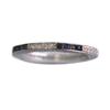 Image 2 : Platinum Ring with Diamonds and Sapphire