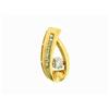 Image 1 : 14k Yellow Gold Diamond Pendant