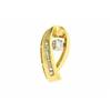 Image 2 : 14k Yellow Gold Diamond Pendant