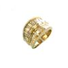 Image 2 : 14k Gold Ring with Diamonds