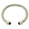 Image 1 : DAVID YURMAN 7MM SMOKEY QUARTZ SILVER ICE BRACELET