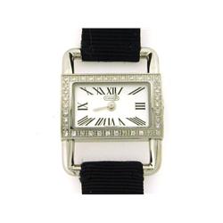Coach Women's Crystal Bezel Watch