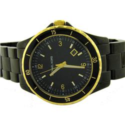 Michael Kors Women's MK5173 Black and Gold Madison 3 Hand Watch
