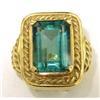 Image 1 : Judith Ripka 18K Yellow Gold Tourmaline Ring