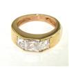 Image 2 : 14K Yellow Gold Diamond Ring