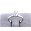 Image 2 : 14k White Gold Solitaire Diamond Ring (0.60 carat)