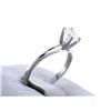 Image 3 : 14k White Gold Solitaire Diamond Ring (0.60 carat)