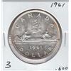 Image 1 : 1961 SILVER $1 CANADA FLASHY UNCIRCULATED