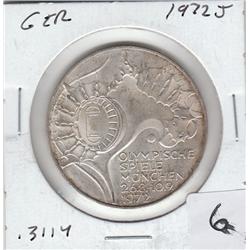 1972 SILVER GERMANY10 MARK (UNC)