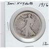 Image 1 : KEY SEMI DATE 1916 WALKING LIBERTY HALF