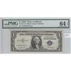 Image 1 : $1 1935 f SILVER CERTIFICATE PMG (UNC)