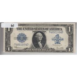 LARGE SIZE SILVER CERTIFICATE 1923 $1