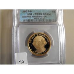 2007 S ICG WASHINGTON PROOF 69 DCAM