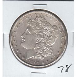 $1 SILVER MORGAN 1897 S