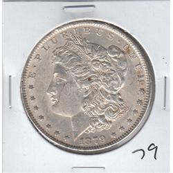 $1 MORGAN SILVER DOLLAR 1879