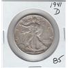 Image 1 : 1941 D WALKING LIBERTY SILVER HALF NICE DETAILS