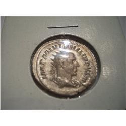 Ancient Coin - Philip I AR antoninianus 4.93g 244-249 AD