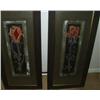 Image 1 : 2 Original Hand Painted Paintings "Midnight Rose" & "Midnight Blue"