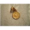Image 2 : Miniature 22K Gold Maximillian Coin In 14K Gold Bezel