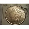 Image 1 : 1886 Brilliant Uncirculated Morgan Silver Dollar