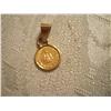 Image 2 : Miniature 22K Gold Maximillian Coin In 14K Gold Bezel